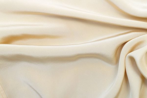 Undyed matka silk in daylight